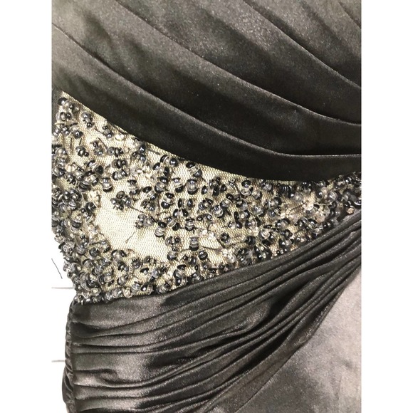 NIGHTWAY black prom dress with low crisscross back - Picture 12 of 12